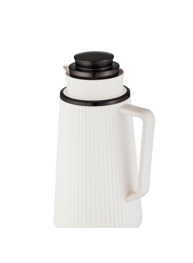 هوست ترمس شاي هــوست HOST – لون أبيض بغطاء أسود | سعة 1.3 لتر - Image 4